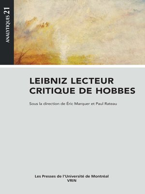 cover image of Leibniz lecteur critique de Hobbes